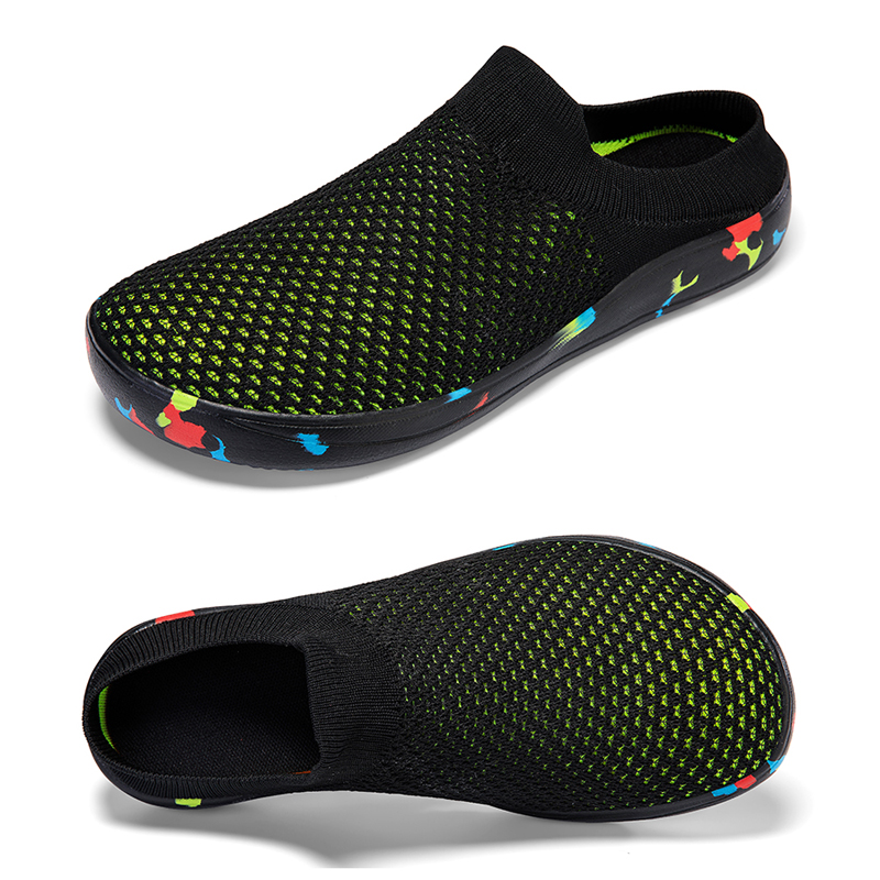Men'S Shoes Diabetic - Summer Breathable Half Shoes Men Wide