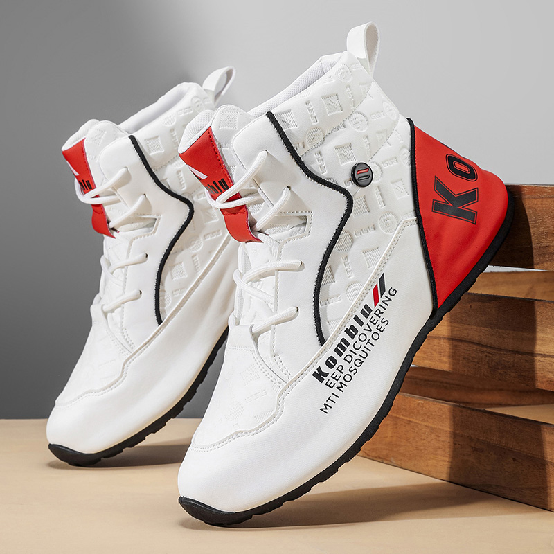 Men'S Shoes Hiking - Men's High-Top Boots, Comfortable Lining, Wear-Resistant