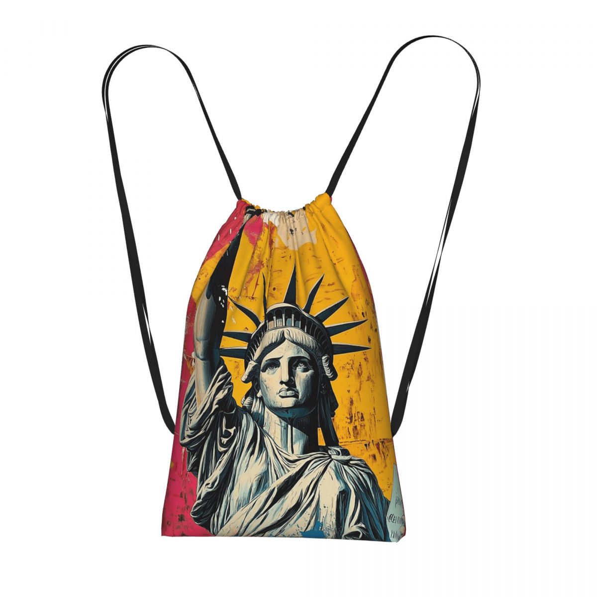 Men'S Shoes Liberty - Statue Of Liberty Graffiti Print Backpacks