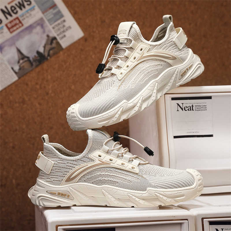 Shoes Heels Men - PU Leather Thick Heeled Green Trainers