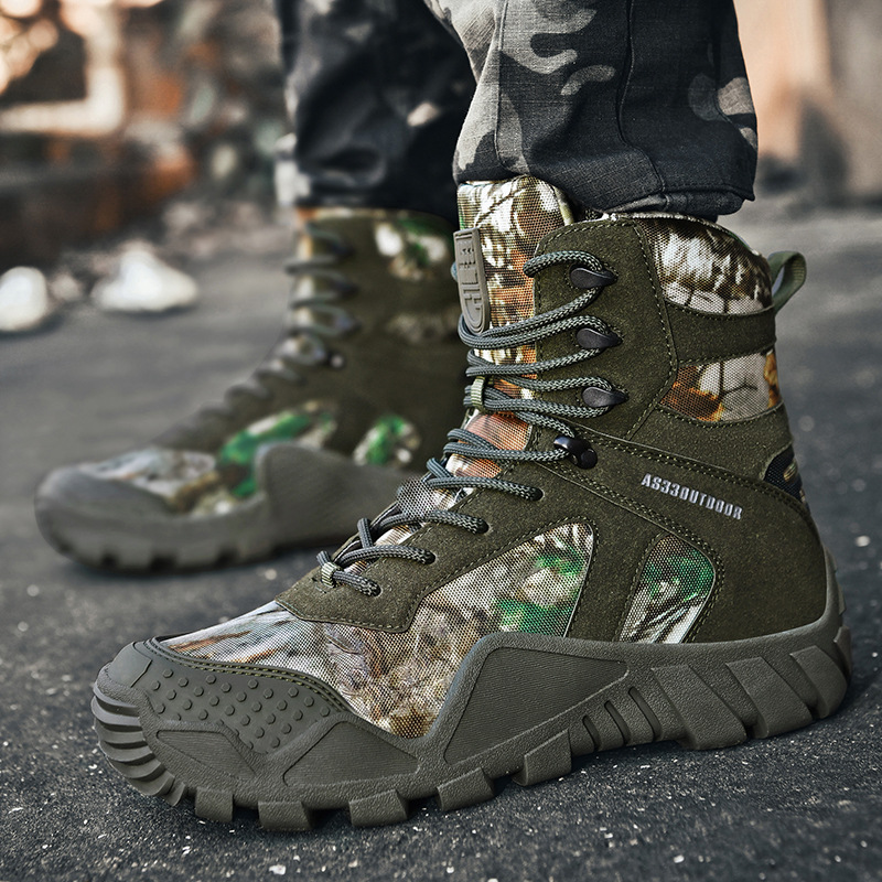 Men'S Training Shoes - Men Boots Lace Up Waterproof Climbing