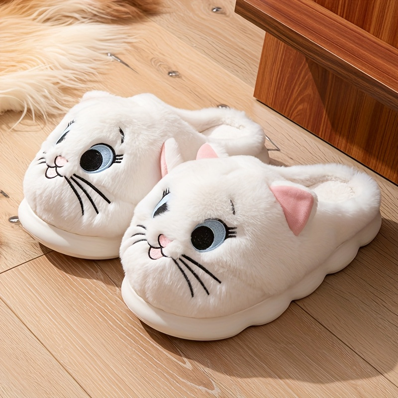 Men Shoes Size To Women - Comfortable Warm Breathable Cotton Slippers Cartoon