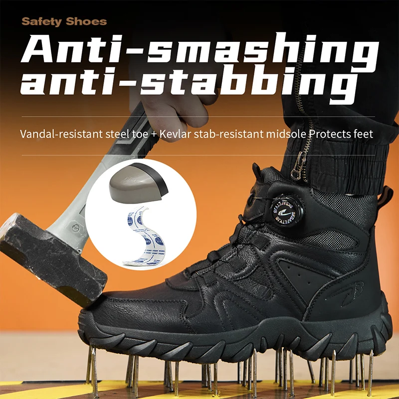 Men'S Shoes For Work - New Men's Safety Boots Work Boots