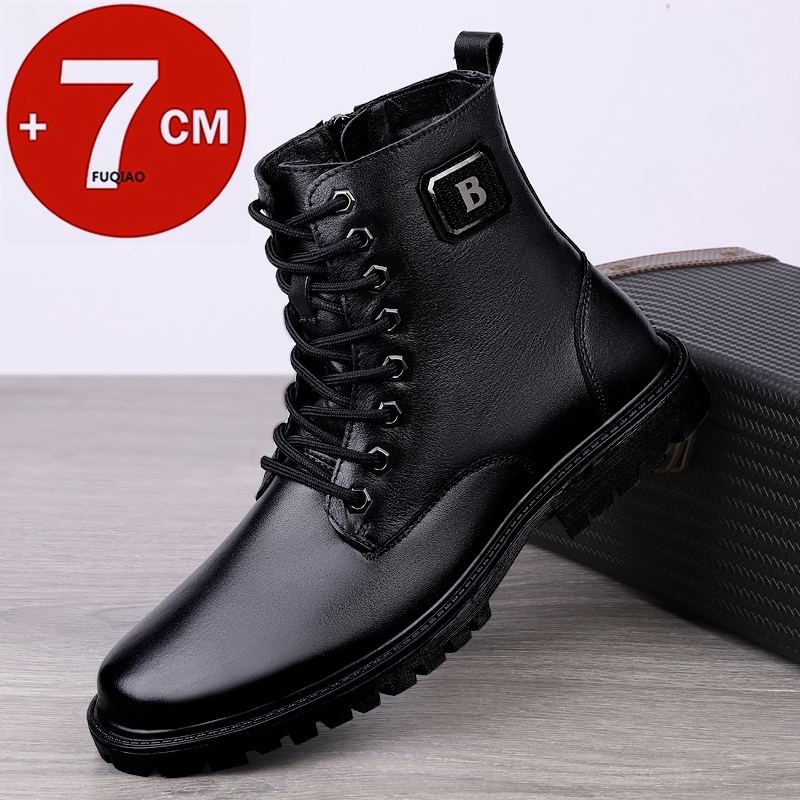 Men's Genuine Leather Elevator - Men'S Shoes To Increase Height recension och pris