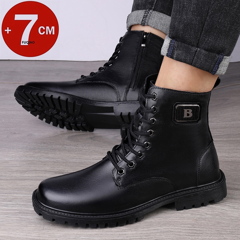 Men's Genuine Leather Elevator - Men'S Shoes To Increase Height recension och pris