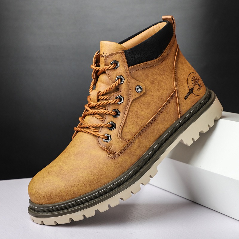 Men's Boots High-Top Casual Sh - Men'S Shoes For Work recension och pris