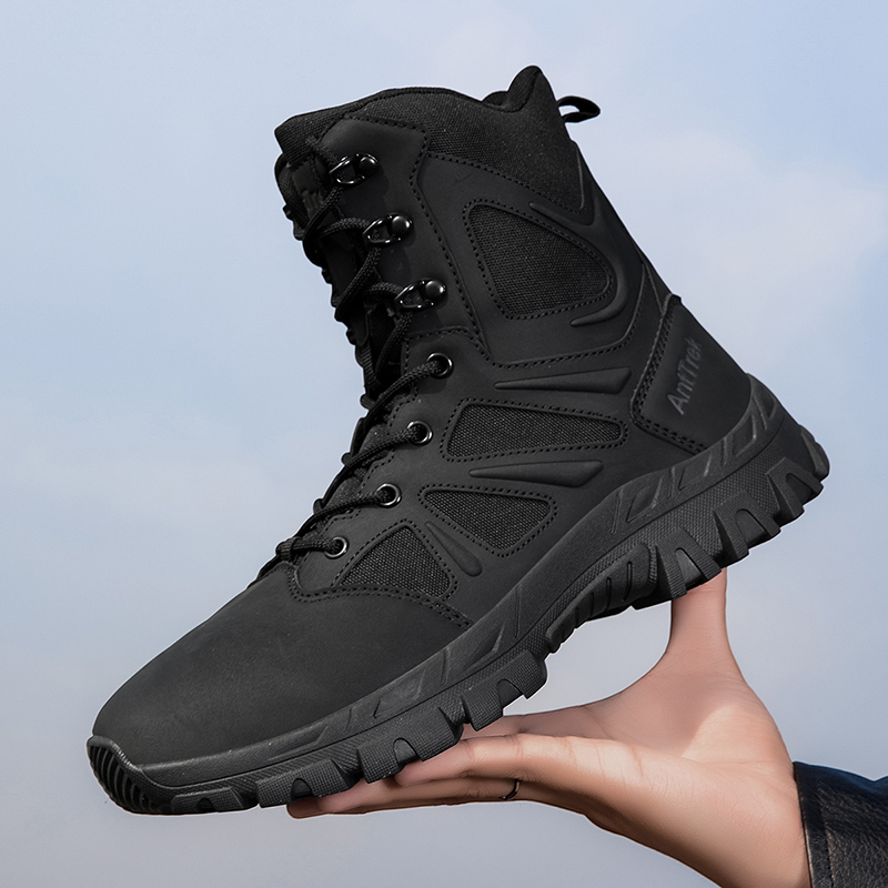 Men Army Boots Waterproof Safe - Men'S Shoes For Work recension och pris