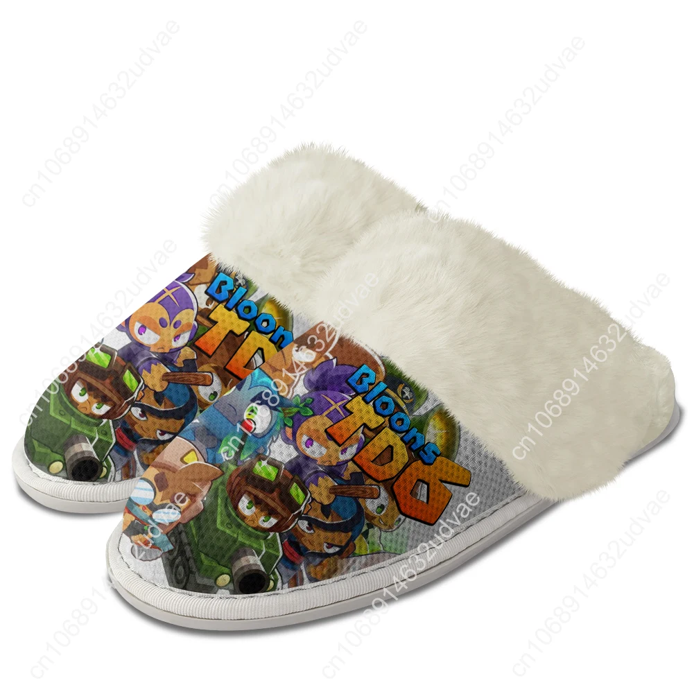 Bloons TD6 Plush Slippers Keep - Men'S Shoes Lightweight recension och pris