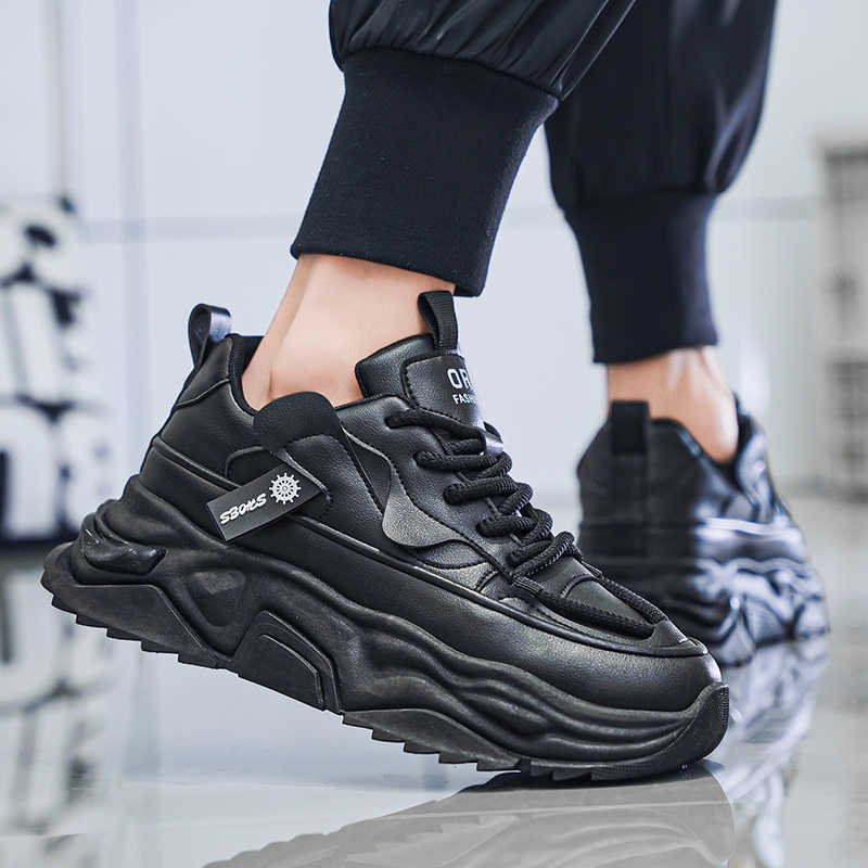 Black Platforme Tennis Man Spo - Shoes Heels Men recension och pris