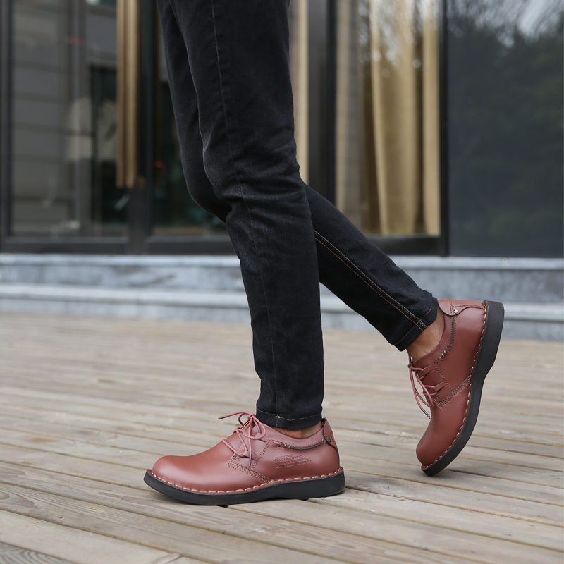 STRONGSHEN Men's Genuine Leath - Men Shoes Louboutin recension och pris
