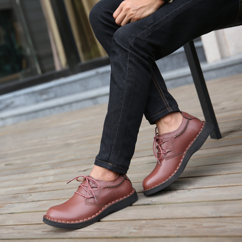 STRONGSHEN Men's Genuine Leath - Men Shoes Louboutin recension och pris