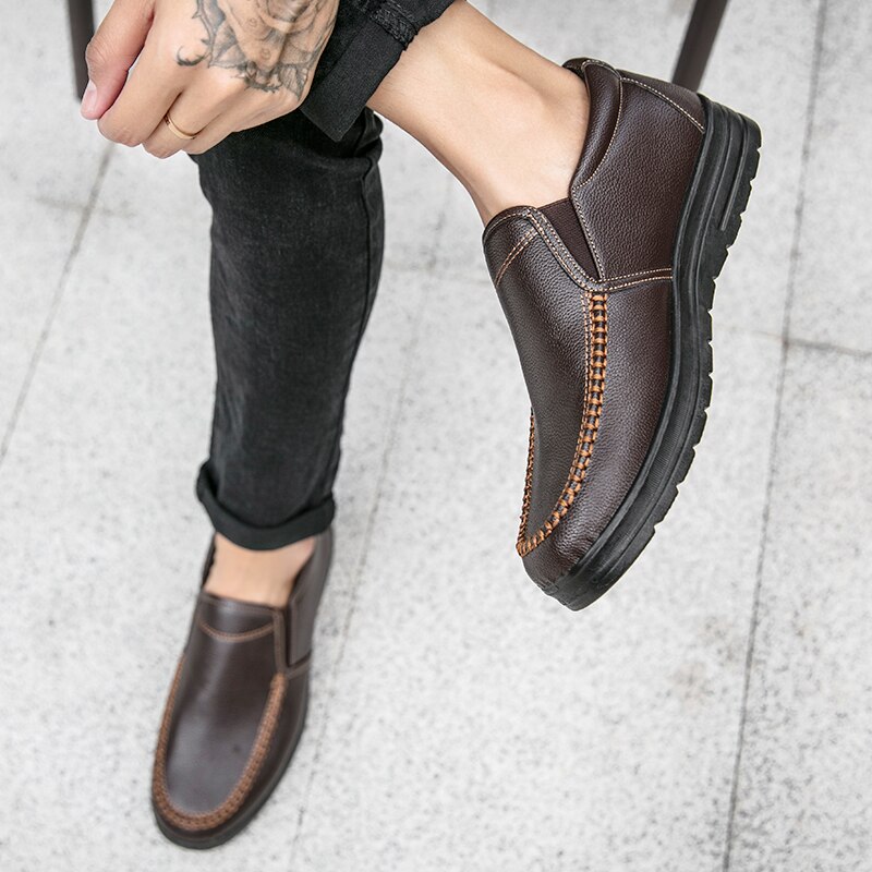 Men's Light Leather Casual Sho - Men Shoes Louboutin recension och pris