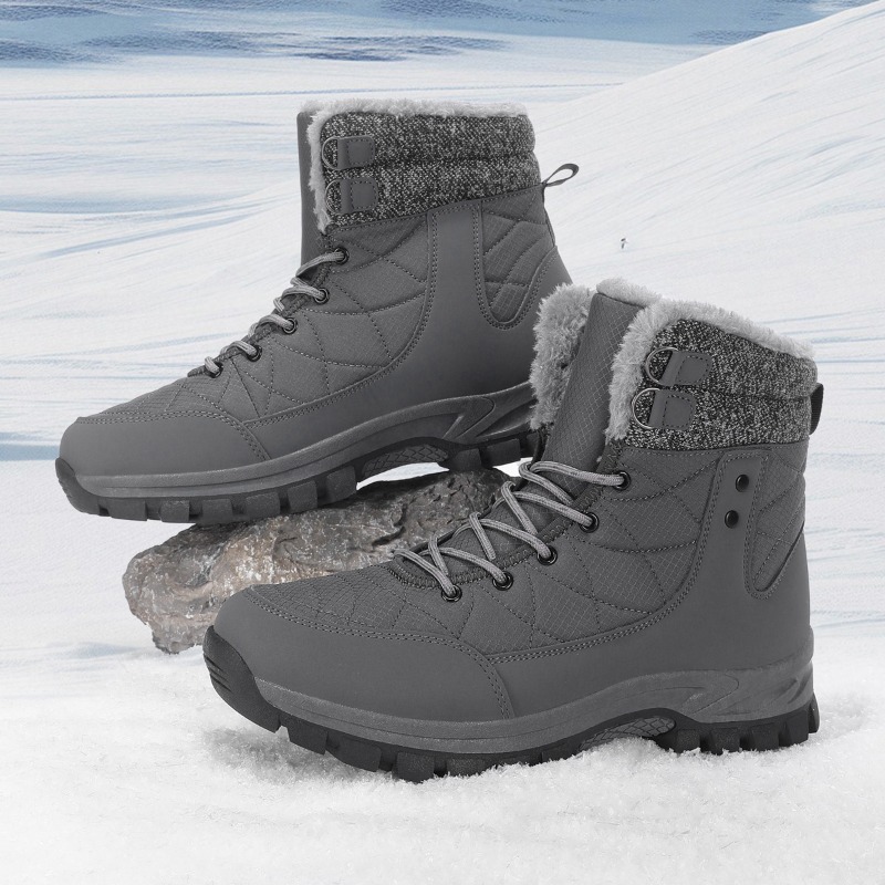 Winter Men's Snow Boots Warm P - Men'S Shoes Hiking recension och pris