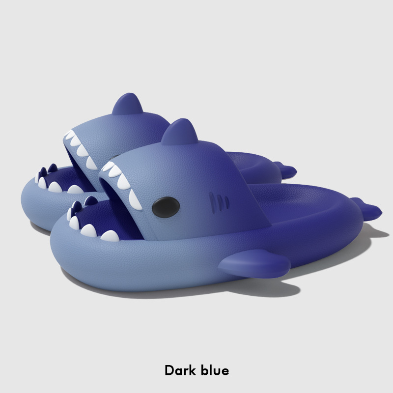 Cute Cartoon Shark Slippers Fo - Men Shoes Size To Women recension och pris