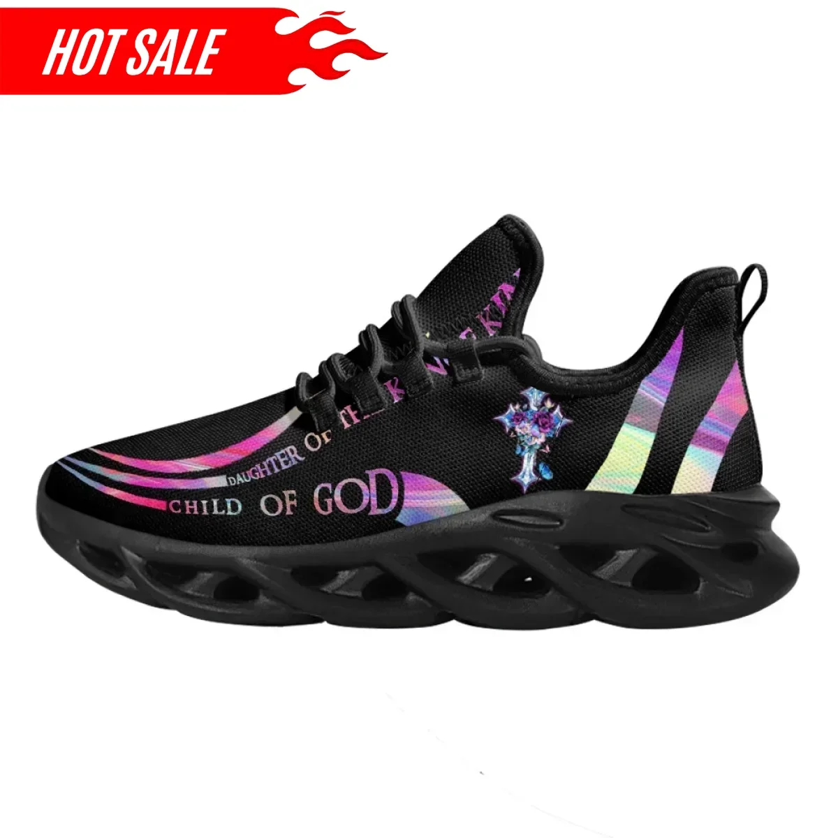 Hot Cross Christian God Print  - Men'S Training Shoes recension och pris