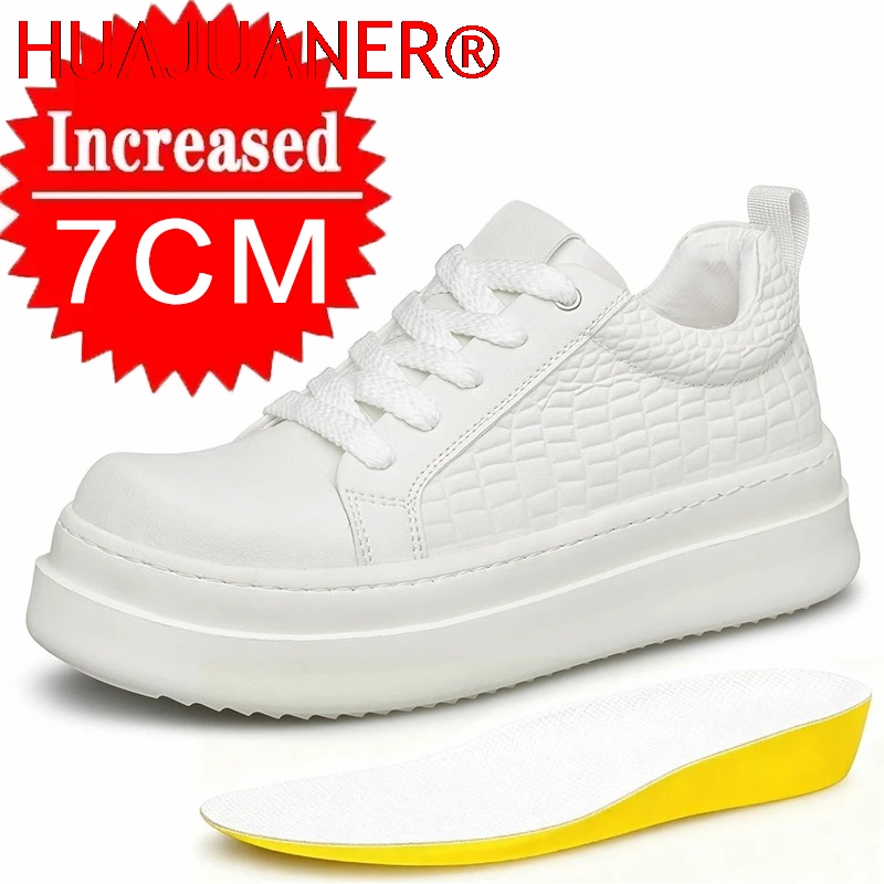 Men's Leather Elevator Shoes 7 - Men'S Shoes To Increase Height recension och pris