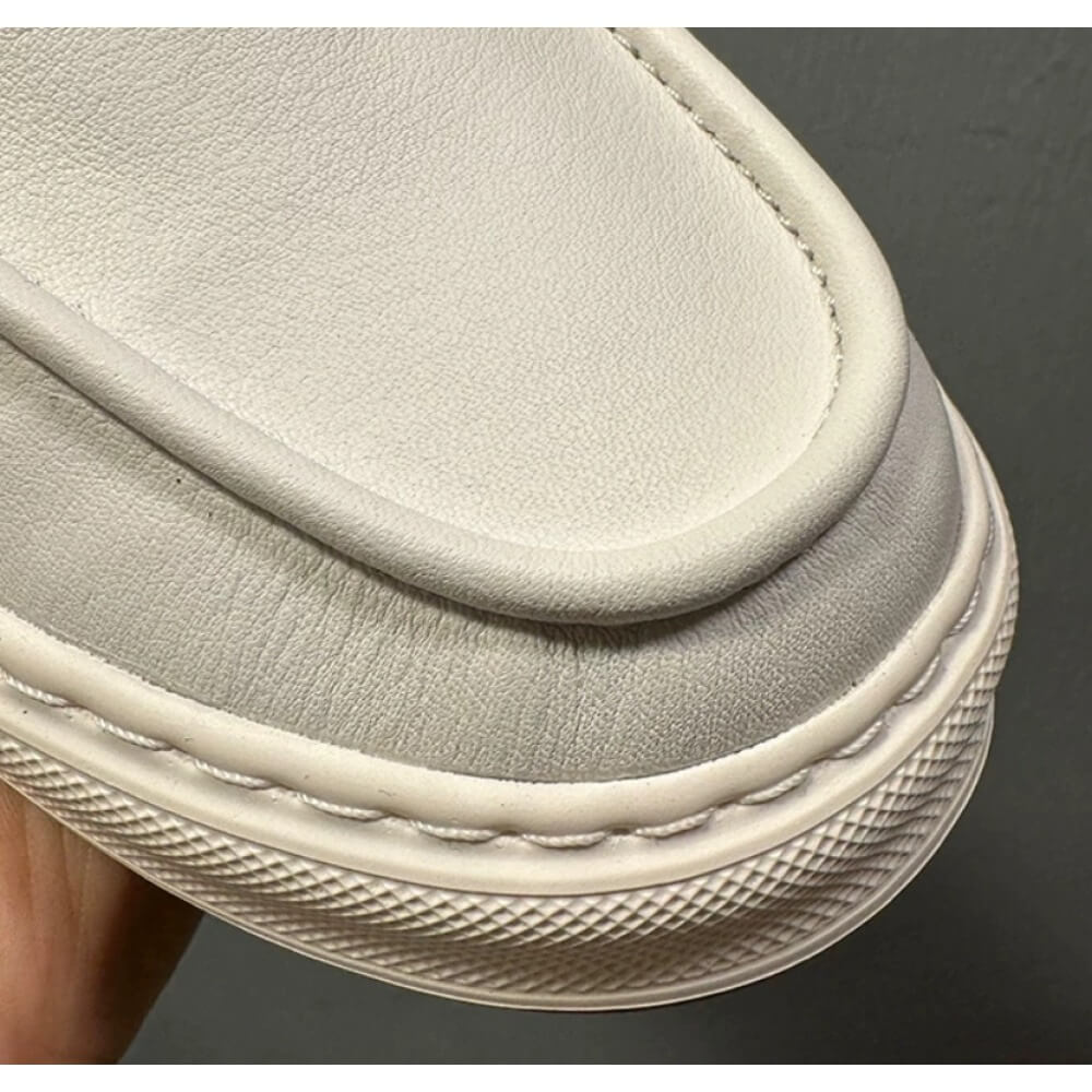 Luxury White Leather Casual Lo - Men'S Shoes Smart recension och pris