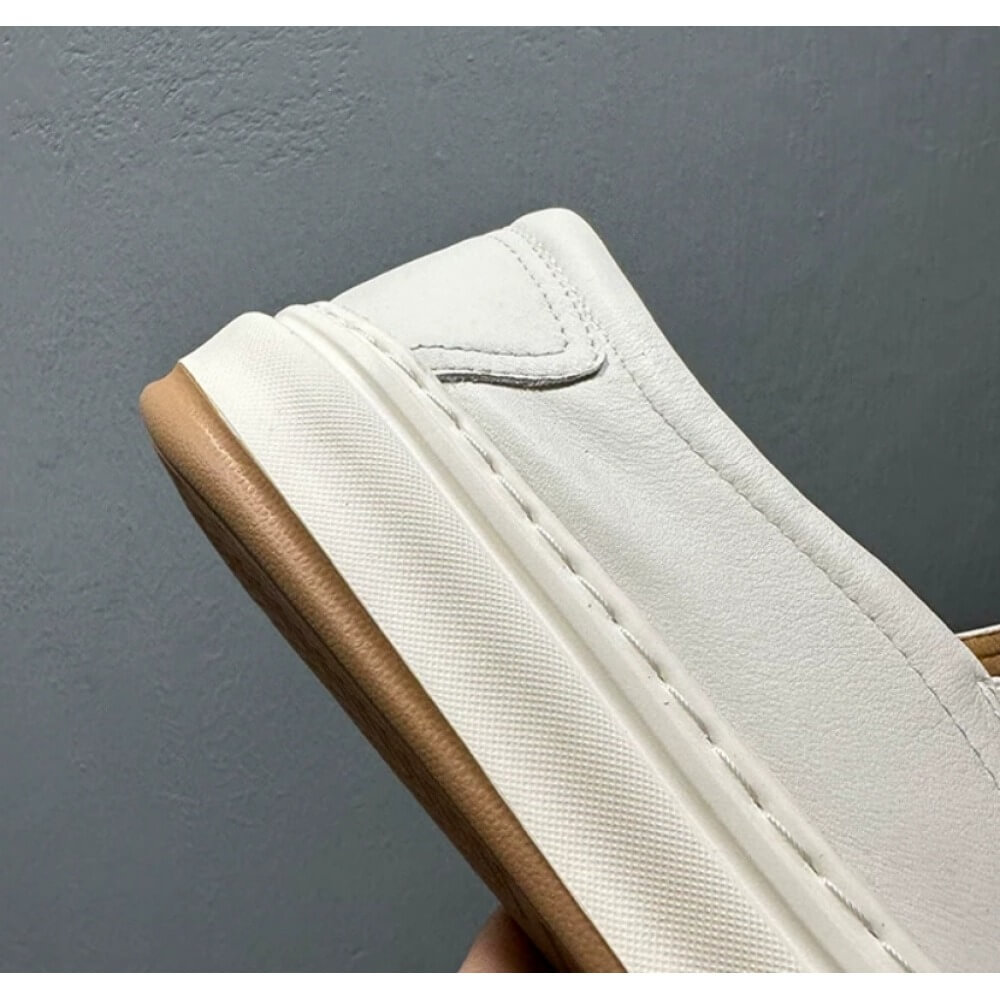 Luxury White Leather Casual Lo - Men'S Shoes Smart recension och pris