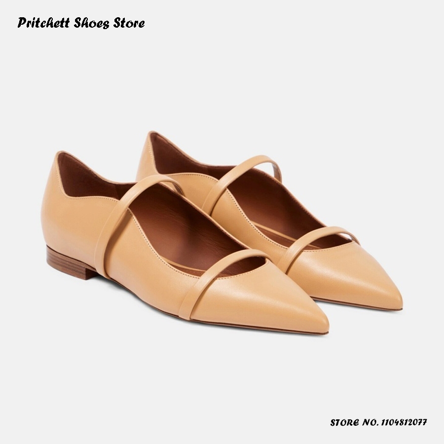 Women's Dual-straps Leather Ba - Shoes Heels Men recension och pris