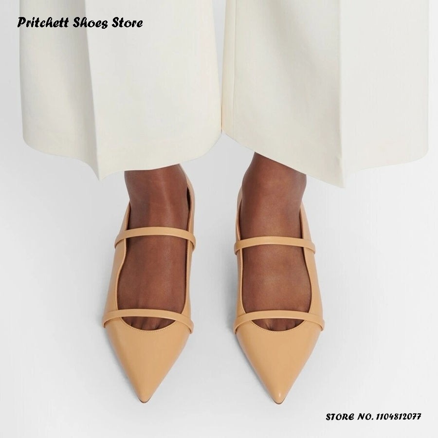 Women's Dual-straps Leather Ba - Shoes Heels Men recension och pris