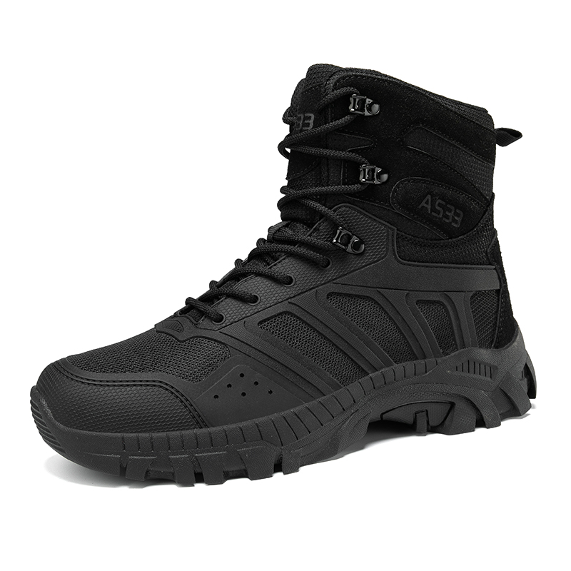 Men Tactical Boots Lace Up Des - Men'S Shoes Hiking recension och pris