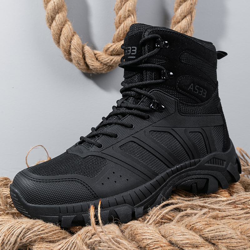 Men Tactical Boots Lace Up Des - Men'S Shoes Hiking recension och pris