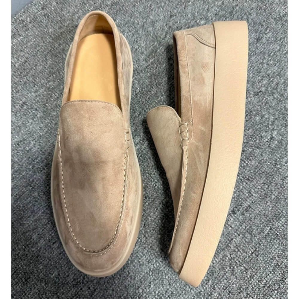 Luxury Beige Suede Platform Lo - Men'S Shoes Smart recension och pris