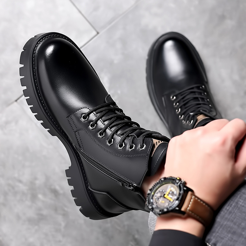 Men Classic Genuine Leather Bo - Men'S Shoes For Work recension och pris