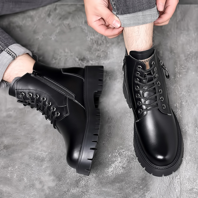 Men Classic Genuine Leather Bo - Men'S Shoes For Work recension och pris