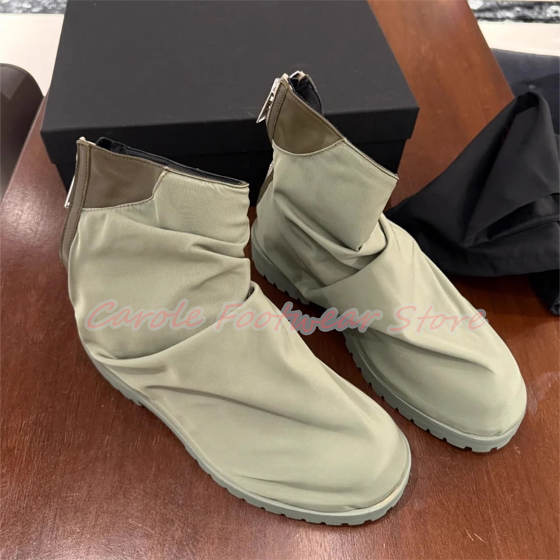 Pleated Nylon Cloth High Top M - Men'S Shoes To Increase Height recension och pris