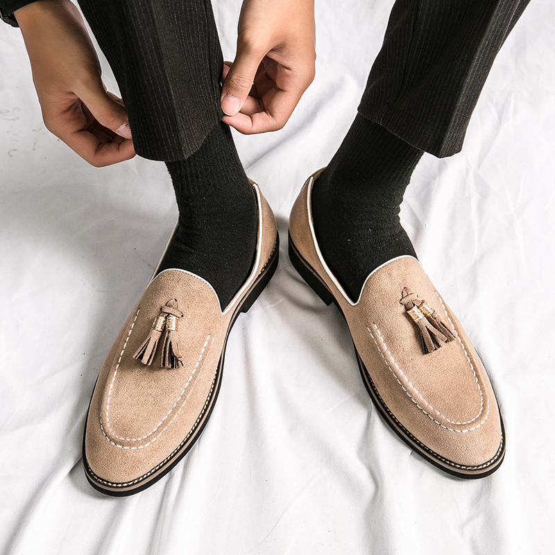 Italian Brand Cowhide Suede Po - Men Shoes Louboutin recension och pris