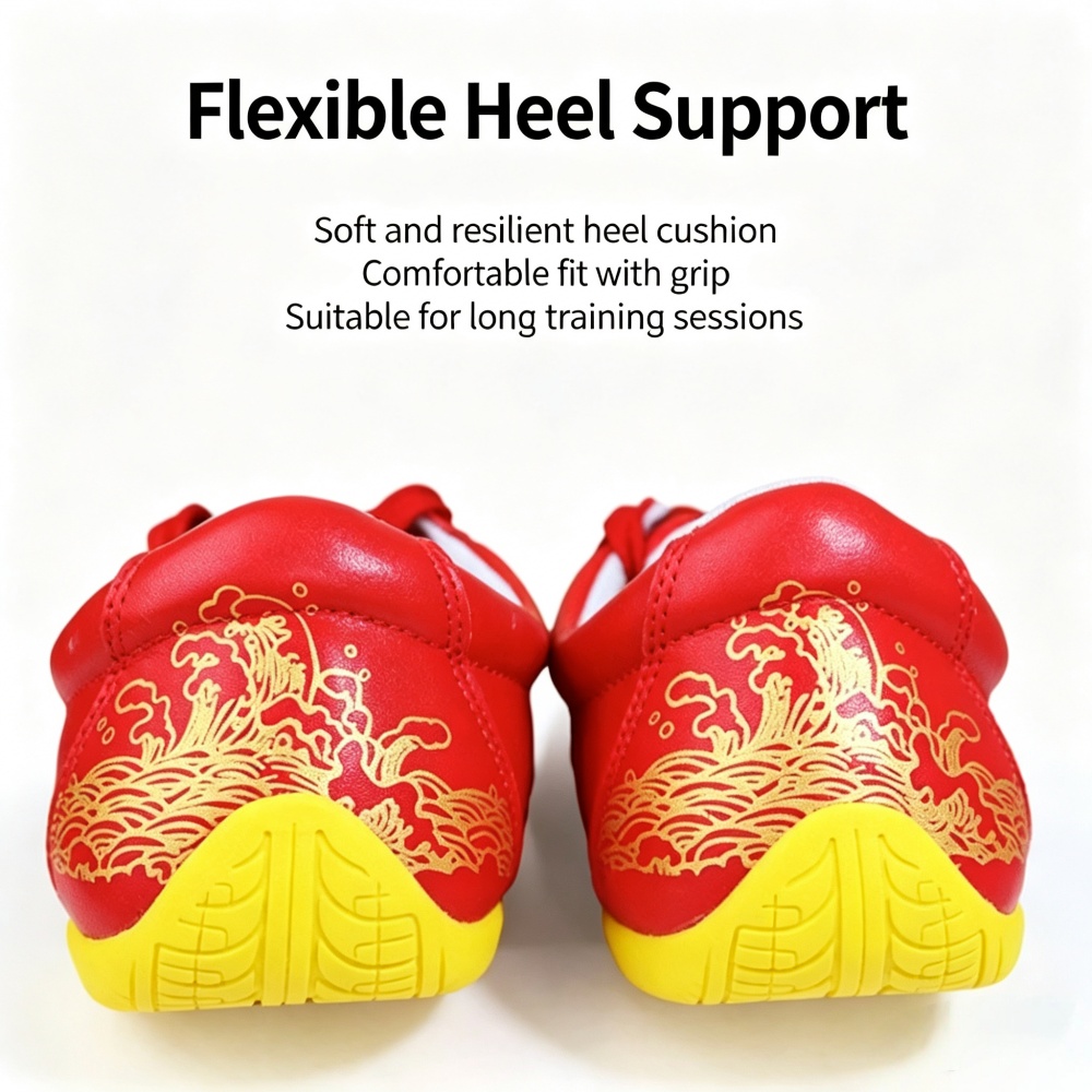 Genuine Leather Tai Chi Shoes  - Men Shoes Yellow recension och pris