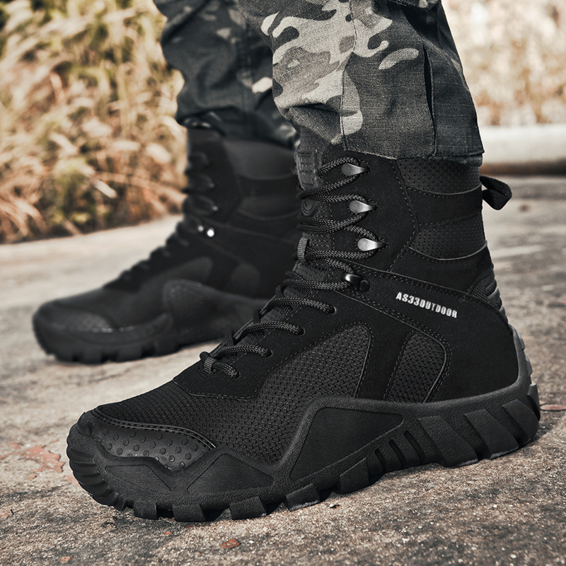 Men  Boots Lace Up Waterproof  - Men'S Training Shoes recension och pris
