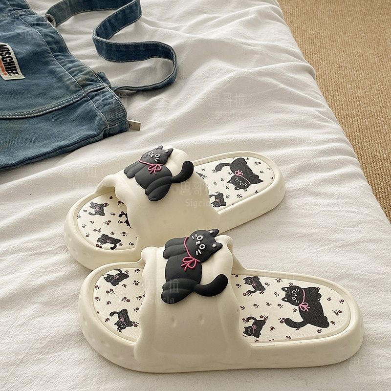 Printting Cute Bear Women Slip - Men Shoes Size To Women recension och pris