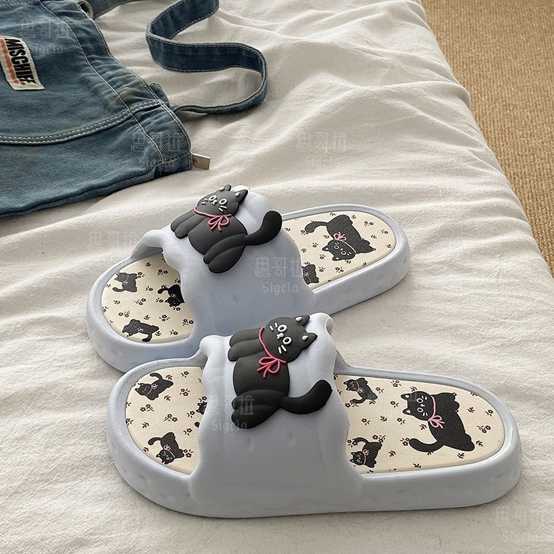Printting Cute Bear Women Slip - Men Shoes Size To Women recension och pris