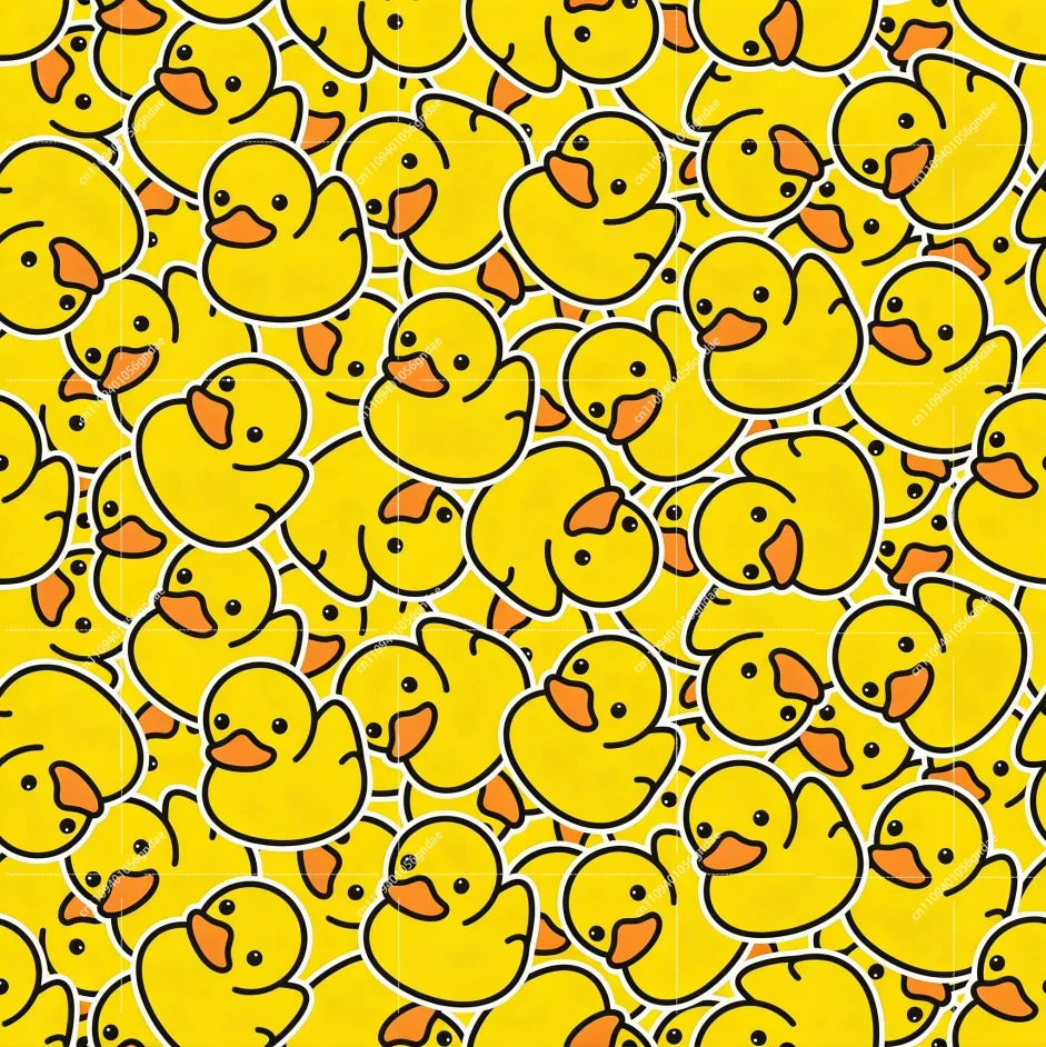 Yellow Duck Print Plush Cotton - Men Shoes Yellow recension och pris