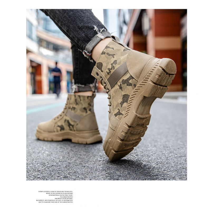 New Fashion men's high top boo - Men'S Shoes Hiking recension och pris
