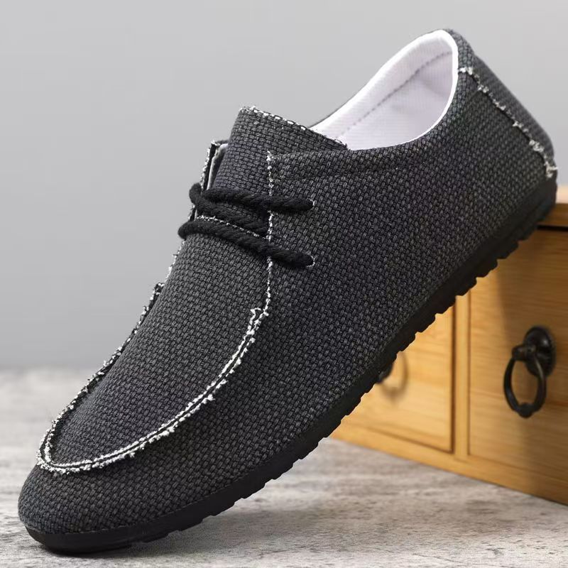 Men Big Size Lace Up Canvas Sh - Men'S Shoes For Work recension och pris