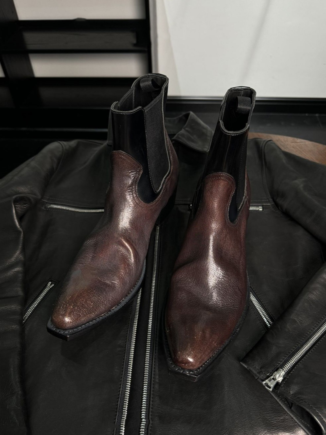 Men's Black Leather Chelsea Bo - Men'S Shoes Smart recension och pris