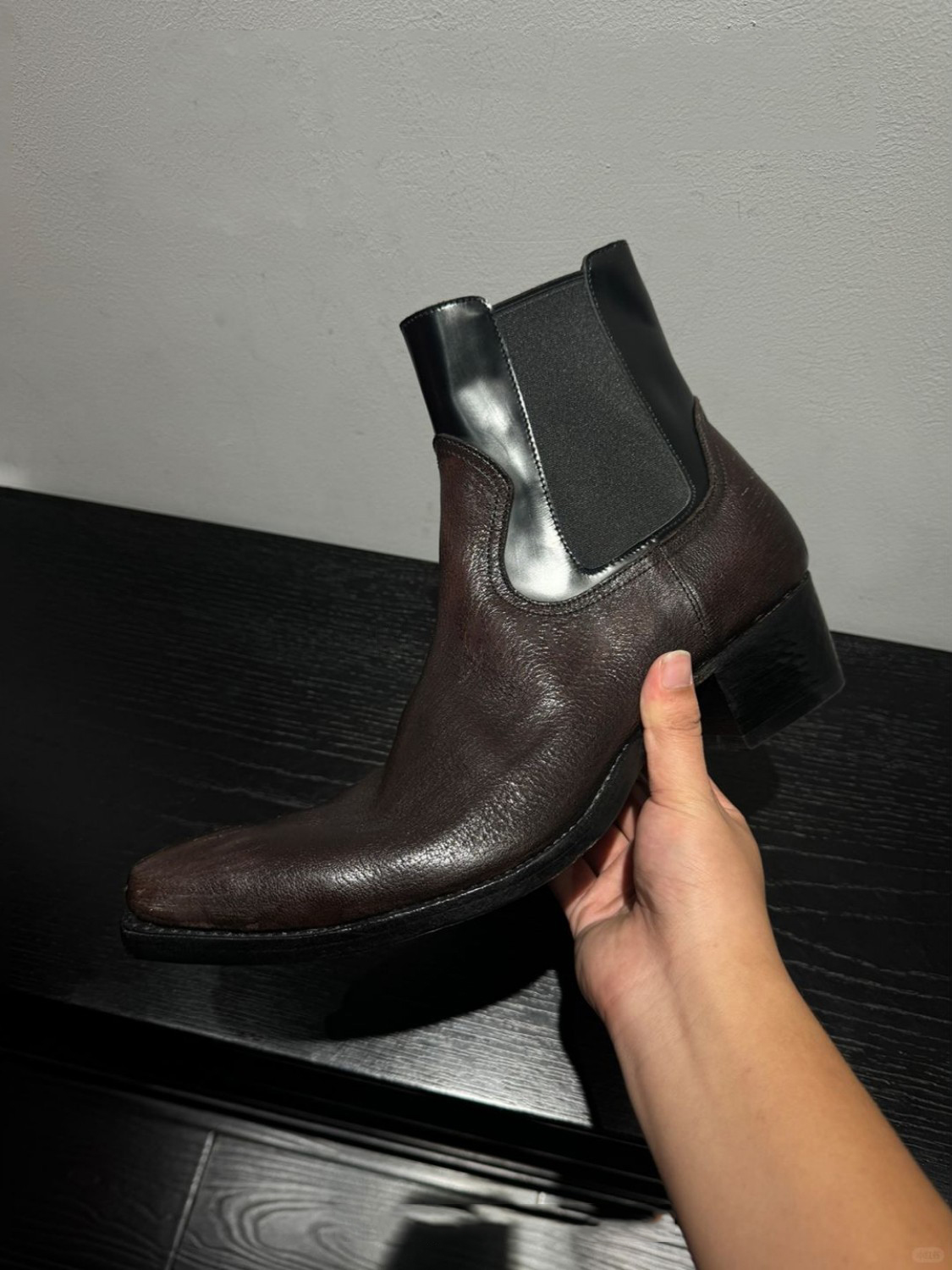 Men's Black Leather Chelsea Bo - Men'S Shoes Smart recension och pris
