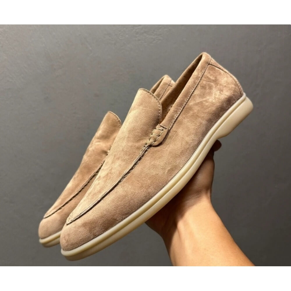 Luxury Beige Suede Casual Loaf - Men'S Shoes Smart recension och pris